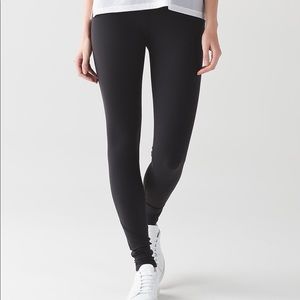 Size 8 Lululemon Black High Rise Yoga Leggings